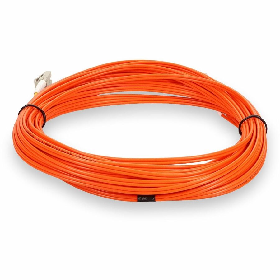 AddOn 6m LC (Male) to LC (Male) Orange OM2 Duplex Fiber OFNR (Riser-Rated) Patch Cable ADD-LC-LC-6M5OM2
