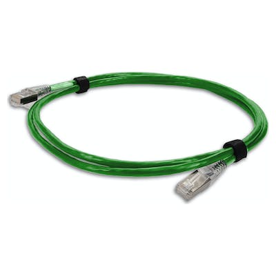 AddOn 7ft Green CAT 6A Slim PVC Ethernet Cable Snagless Clear-Claw RJ-45 M/M ADD-7FSLCAT6A-GN