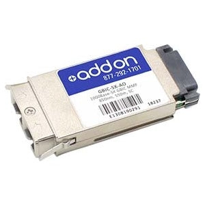 AddOn Alcatel-Lucent Nokia GBIC-SX Compatible TAA Compliant 1000Base-SX GBIC Transceiver (MMF, 850nm, 550m, SC) GBIC-SX-AO