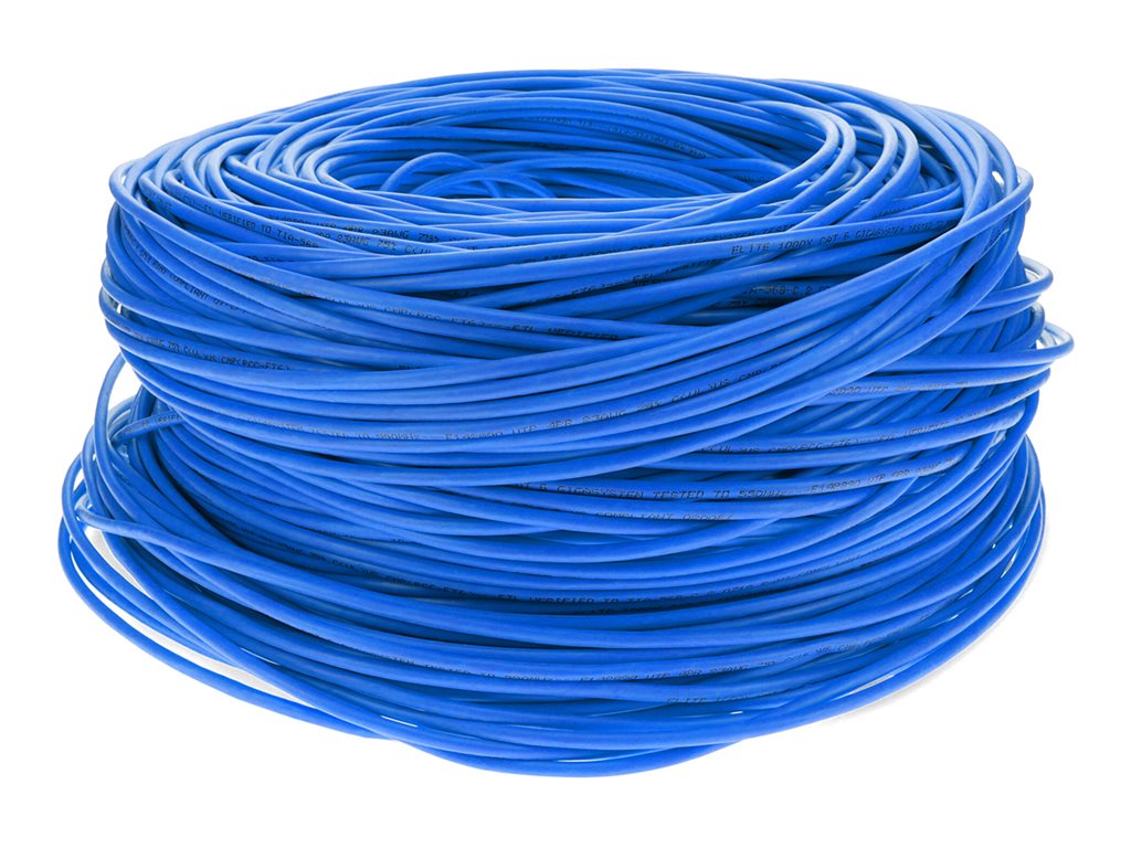 AddOn - Bulk cable - 1000 ft - STP - CAT 6 - blue ADD-CAT6BULK1KS-BE