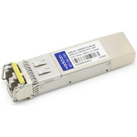 AddOn Cisco ONS ONS-SC+-10GEP57.3 Compatible TAA Compliant 10GBase-DWDM 100GHz SFP+ Transceiver (SMF, 1557.36nm, 40km, LC, DOM) ONS-SC+-10GEP57.3-40-AO