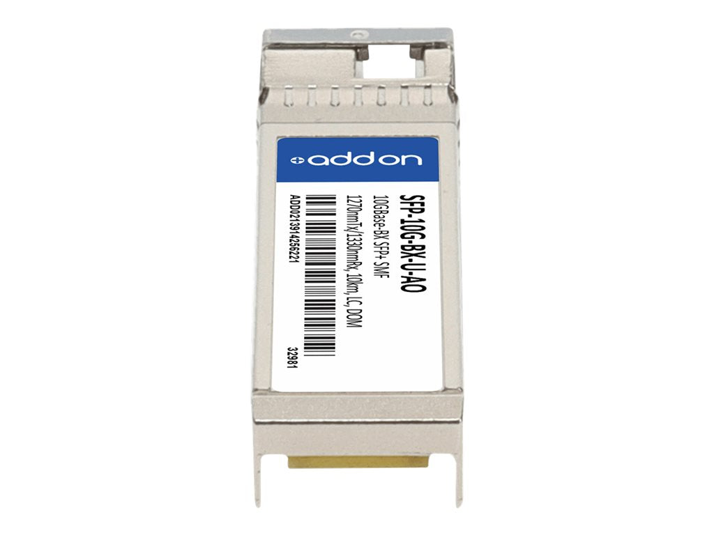AddOn Cisco SFP-10G-BX-U Compatible SFP+ Transceiver - SFP+ transceiver module (equivalent to: Cisco SFP-10G-BX-U-20) - 10GbE SFP-10G-BXU-AO