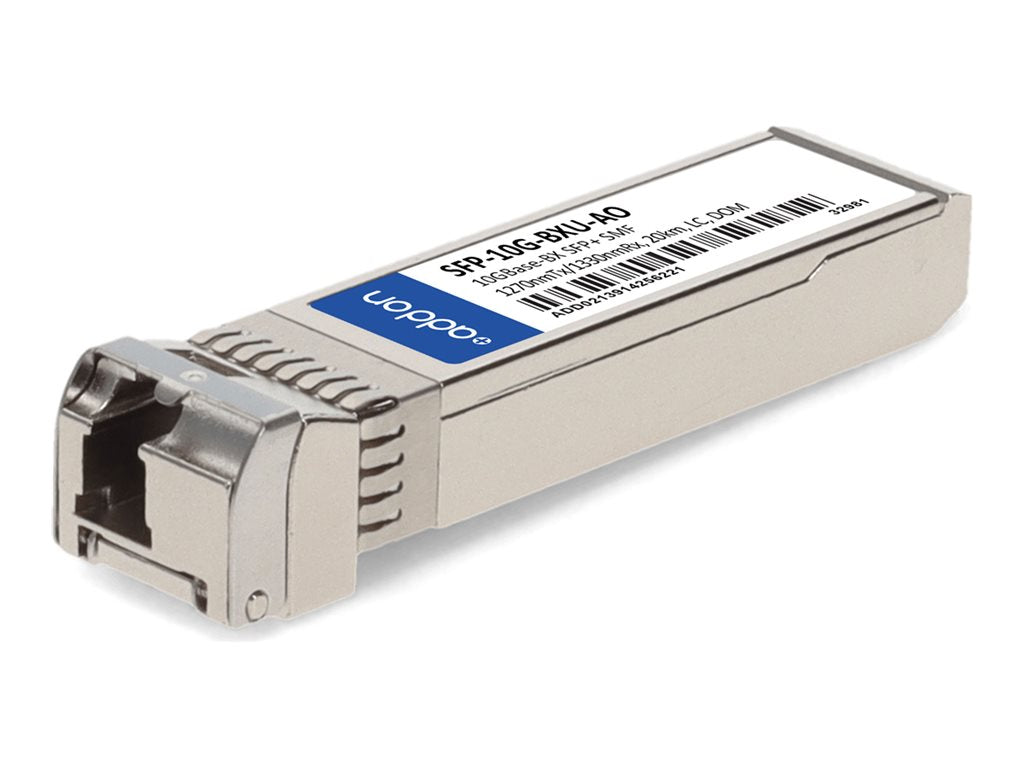 AddOn Cisco SFP-10G-BX-U Compatible SFP+ Transceiver - SFP+ transceiver module (equivalent to: Cisco SFP-10G-BX-U-20) - 10GbE SFP-10G-BXU-AO