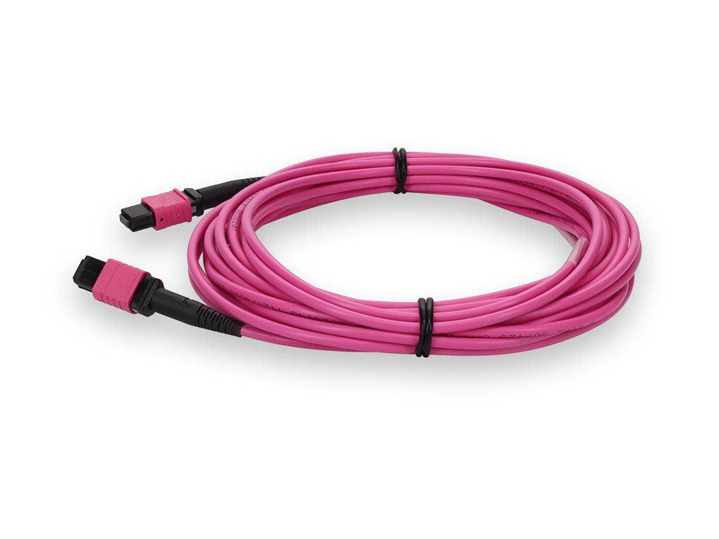 AddOn - Crossover cable - MPO/PC multi-mode (F) to MPO/PC multi-mode (F) - 8 m - fiber optic - 50 / 125 micron - OM3/OM4 - OFNR ADD-MPOMPO-8M5OM4-MA