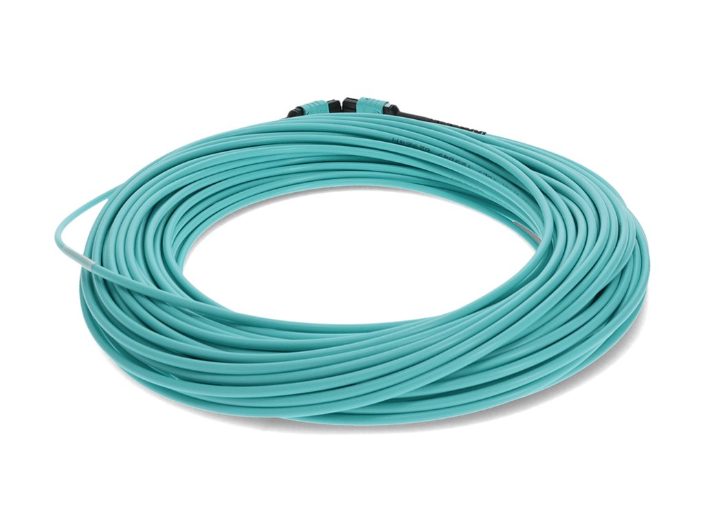 AddOn - Crossover cable - TAA Compliant - MPO/PC multi-mode (F) to MPO/PC multi-mode (F) - 17 m - fiber optic - 50 / 125