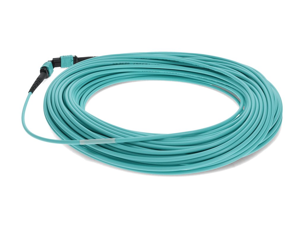 AddOn - Crossover cable - TAA Compliant - MPO/PC multi-mode (F) to MPO/PC multi-mode (F) - 17 m - fiber optic - 50 / 125