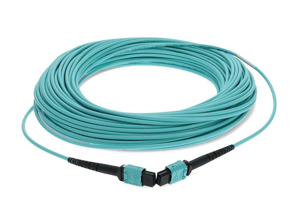 AddOn - Crossover cable - TAA Compliant - MPO/PC multi-mode (F) to MPO/PC multi-mode (F) - 17 m - fiber optic - 50 / 125