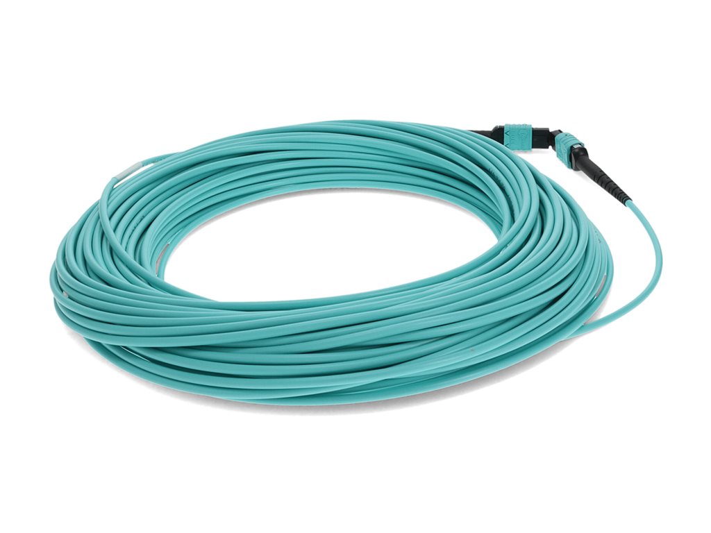 AddOn - Crossover cable - TAA Compliant - MPO/PC multi-mode (F) to MPO/PC multi-mode (F) - 17 m - fiber optic - 50 / 125