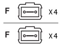 AddOn - Crossover trunk cable - MPO/UPC multi-mode (F) to MPO/UPC multi-mode (F) - 10 m - fiber optic - 50 / 125 micron - OM4 ADD-TC-10M48-4MPF4-MA