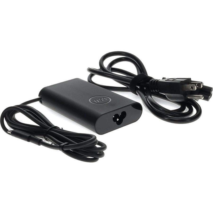 AddOn Dell&reg; 492-BCBI Compatible 65W 20V at 3.25A USB-C Laptop Power Adapter and Cable 492-BCBI-AA
