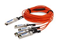 AddOn Fiber Optic Network Cable QSFP-4SFP-AOC20M-OE-AO