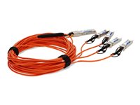 AddOn Fiber Optic Network Cable QSFP-4SFP-AOC3M-OE-AO