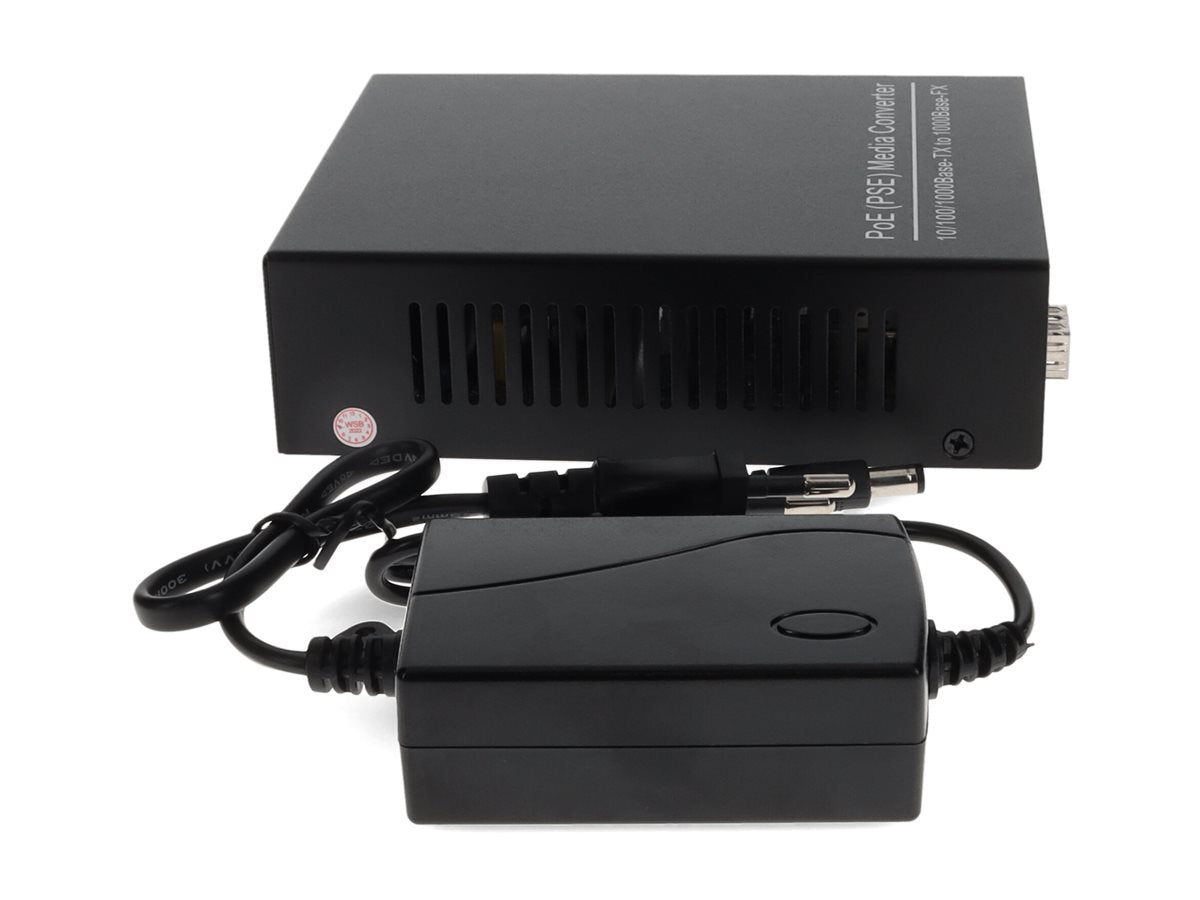 AddOn - Fiber media converter - 1GbE - 1000Base-TX - RJ-45 / SFP (mini-GBIC) ADD-GMC-SFP-POE-EU
