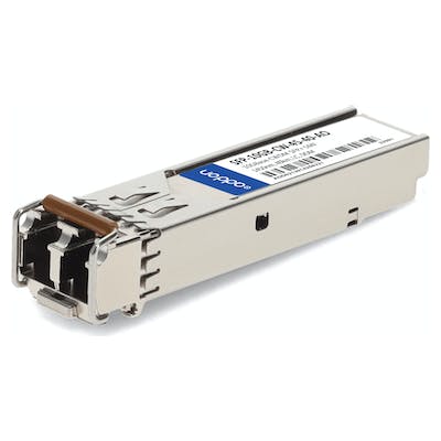 AddOn MSA and TAA Compliant 10GBase-CWDM SFP+ Transceiver (SMF, 1450nm, 40km, LC, DOM) SFP-10GB-CW-45-40-AO