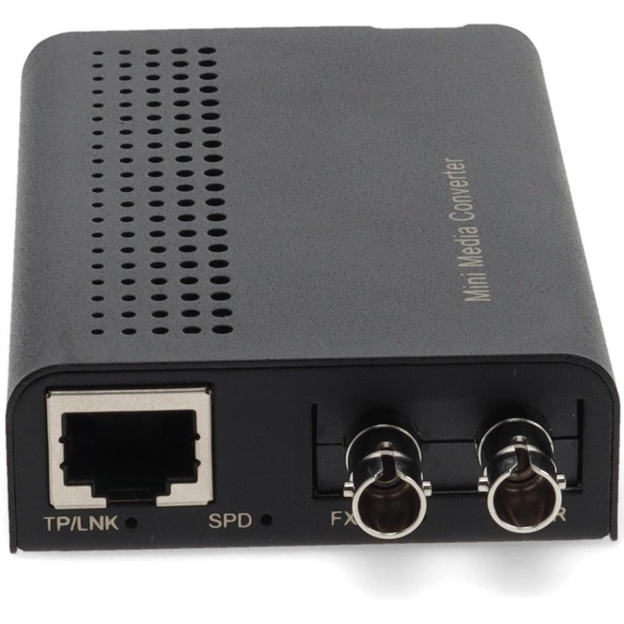AddOn Networks 10/100Base-TX to 100Base-FX Mini Media Converter 2km | TecISoft ADD-FMCMN-FX-ST