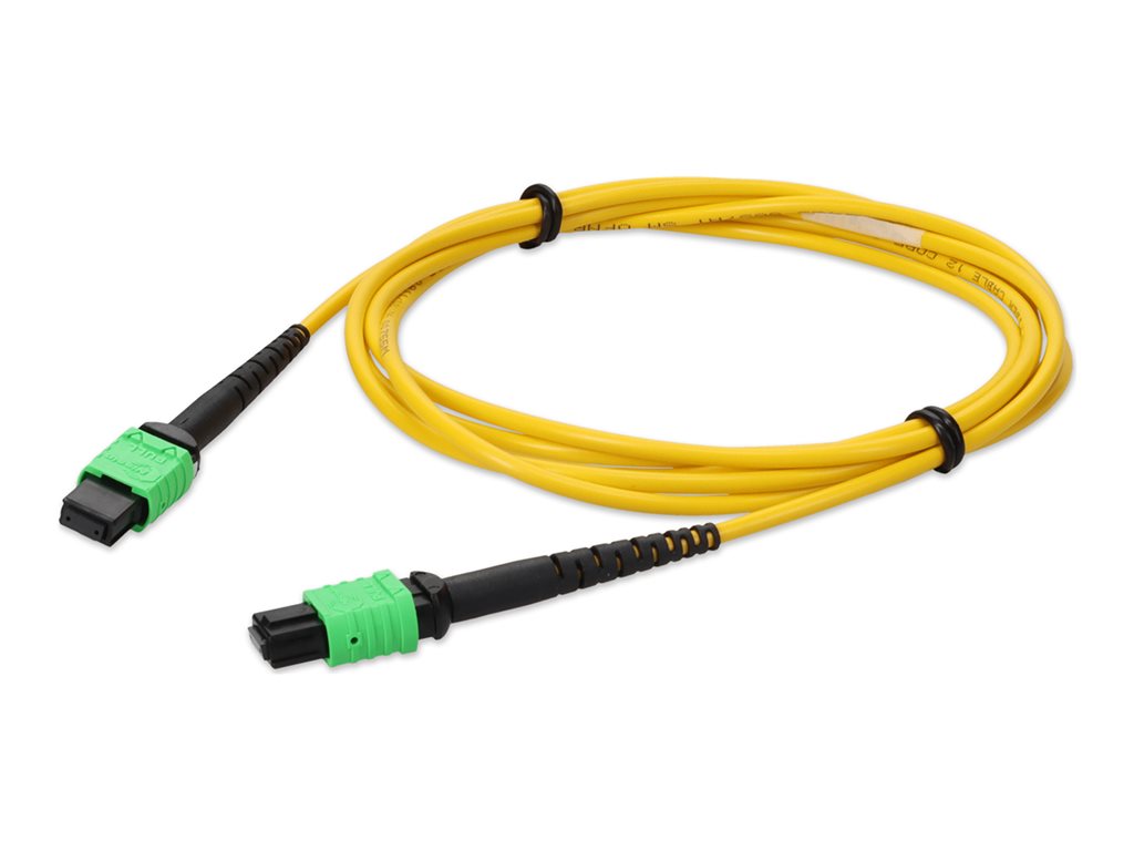 AddOn - Patch cable - MPO/APC single-mode (F) to MPO/APC single-mode (F) - 7 m - fiber optic - duplex - 9 / 125 micron -