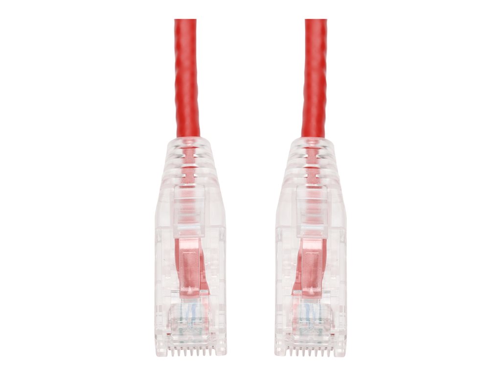 AddOn - Patch cable - RJ-45 (M) to RJ-45 (M) - 1 ft - UTP - CAT 6a - snagless - red ADD-1FSLCAT6A-RD