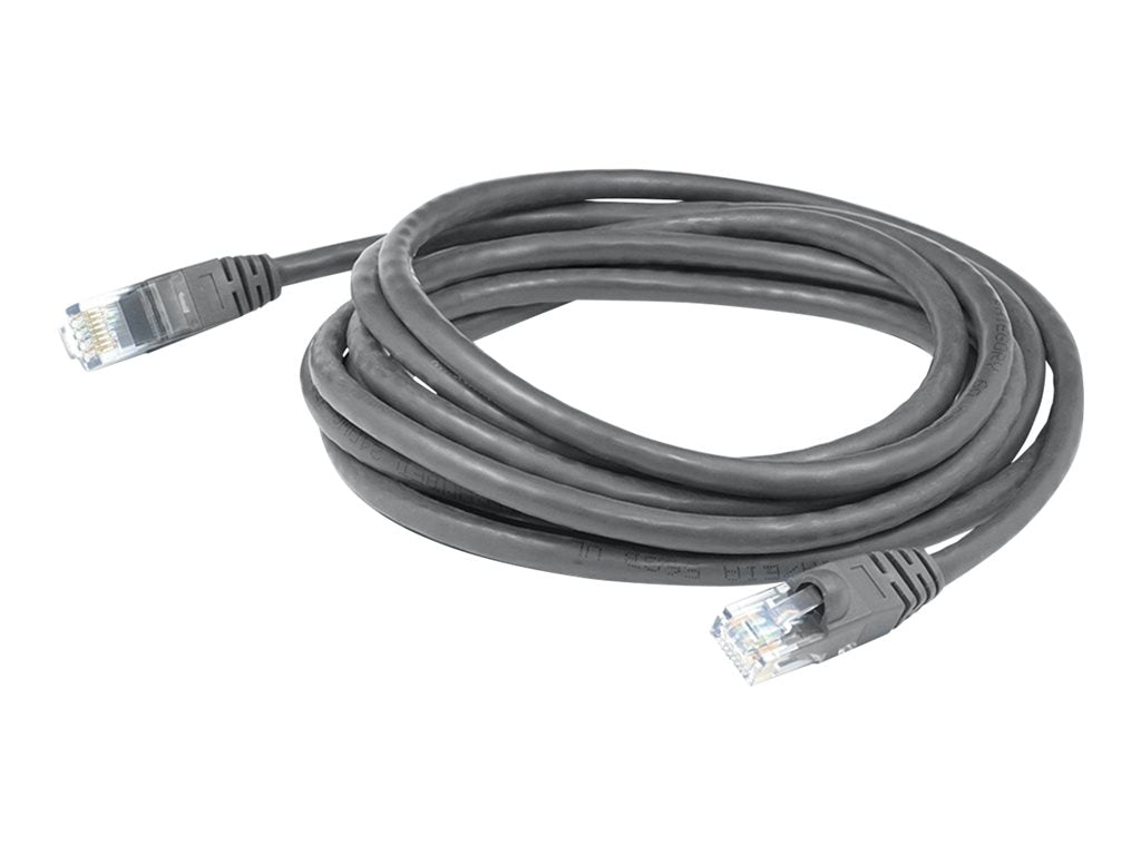 AddOn - Patch cable - RJ-45 (M) to RJ-45 (M) - 15 ft - UTP - CAT 6 - gray ADD-1-5FCAT6-GY