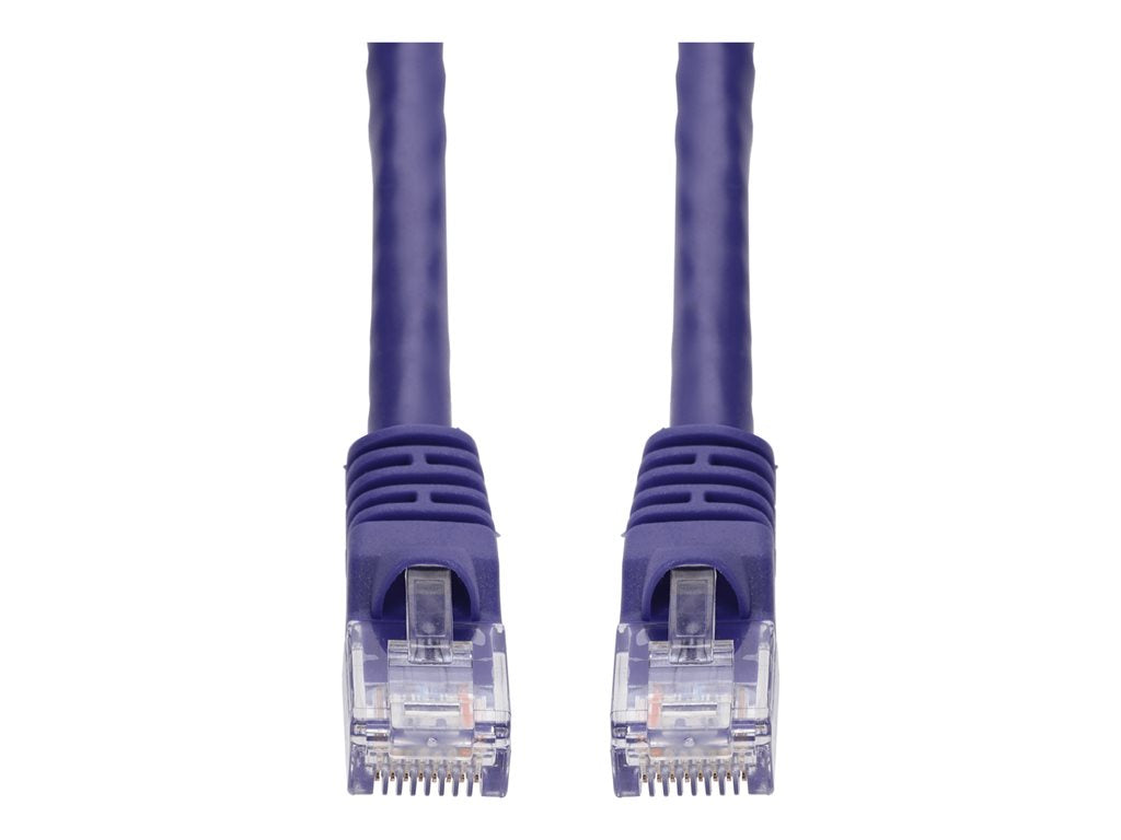 AddOn - Patch cable - RJ-45 (M) to RJ-45 (M) - 35 ft - UTP - CAT 6 - stranded, snagless, bubble boot - purple ADD-35FCAT6-PE