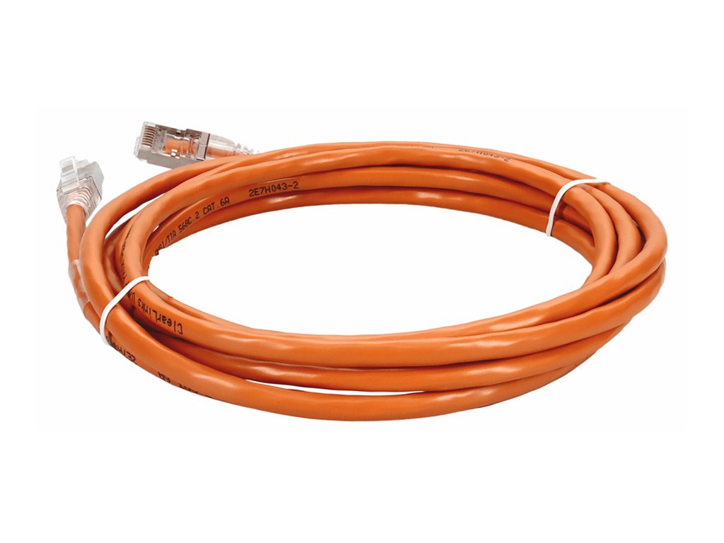 AddOn - Patch cable - RJ-45 (M) to RJ-45 (M) - 6 ft - STP - CAT 6a - snagless - orange ADD-6FCAT6AS-OE