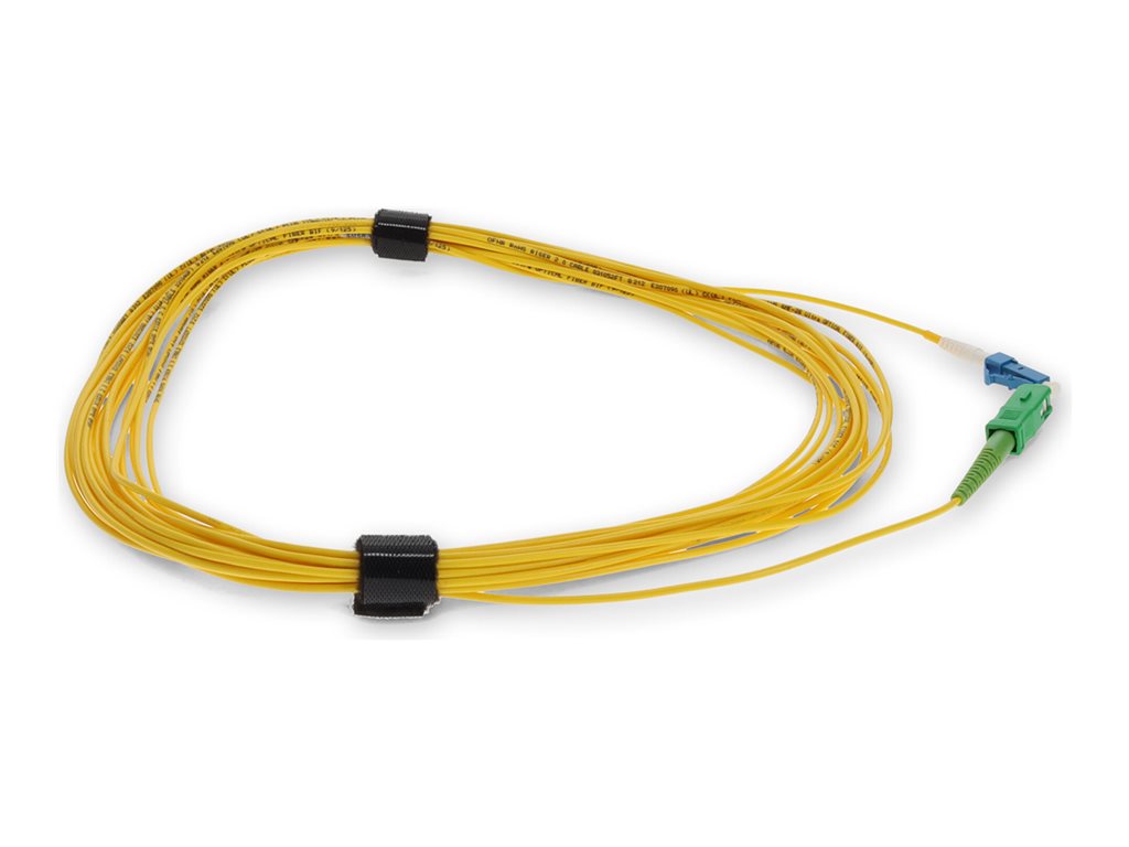 AddOn - Patch cable - SC/APC single-mode (M) to LC single-mode (M) - 1 m - fiber optic - simplex - 9 / 125 micron - OS1 - halogen-free ADD-ASC-LC-1MS9SMF