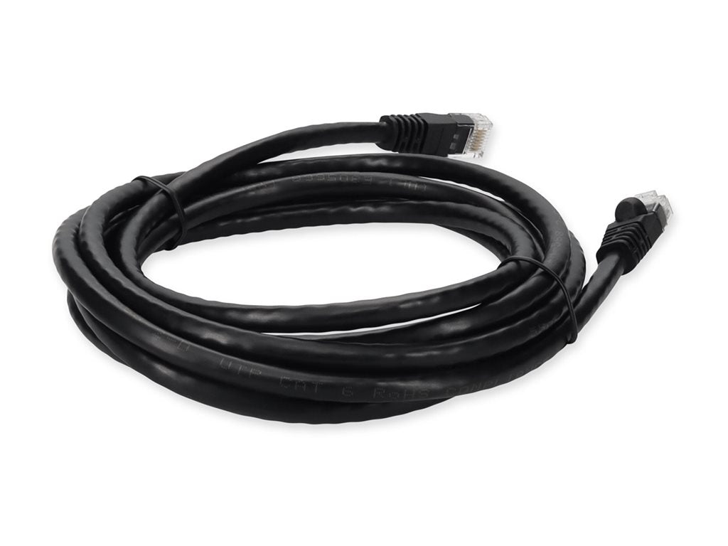AddOn - Patch cable - TAA Compliant - RJ-45 (M) to RJ-45 (M) - 4 ft - UTP - CAT 6 - booted - black ADD-4FCAT6-BK-TAA