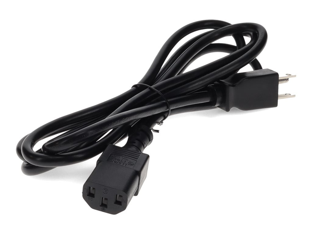 AddOn - Power cable - NEMA 5-15P to power IEC 60320 C13 - AC 100-250 V - 10 A - 3 ft - black
