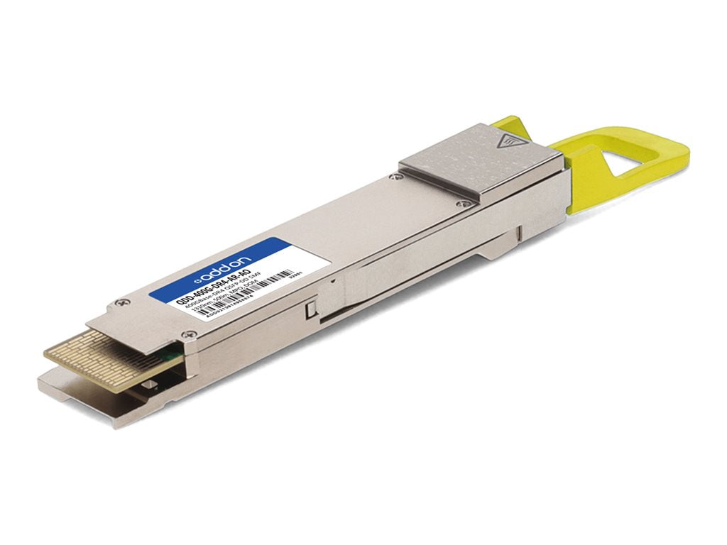 AddOn - QSFP-DD transceiver module (equivalent to: Arista Networks QDD-400G-DR4-AR) - 400GbE - 400GBase-DR4 - MPO single-mode QDD-400G-DR4-AR-AO
