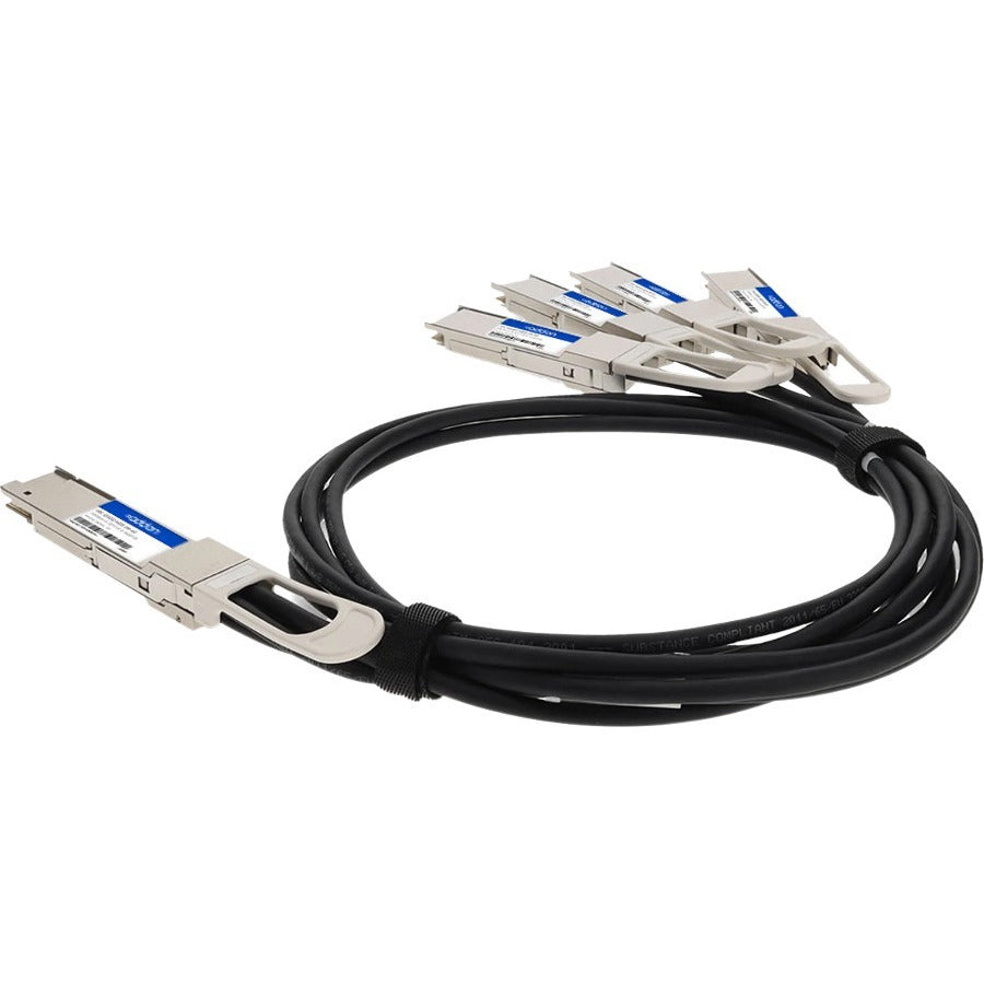 AddOn QSFP-DD/QSFP28 Network Cable QDD4QSFP28400CU2M-AO