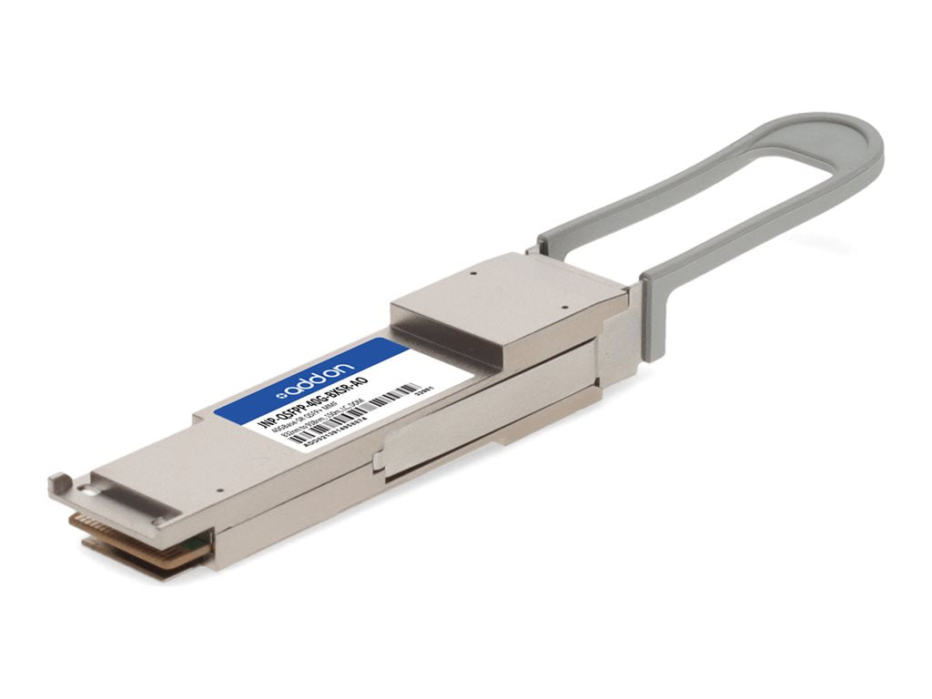 AddOn - QSFP+ transceiver module (equivalent to: Juniper JNP-QSFPP-40G-BXSR) - 40GbE - 40GBASE-SR - LC multi-mode - up