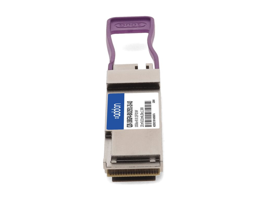 AddOn - QSFP28 transceiver module - 100GbE - 100GBase-BX LR1 - LC single-mode - up to 12.4 miles - 1291 (TX) / 1311 (RX) nm - Q28-100GP4-BXU2931-20-AO
