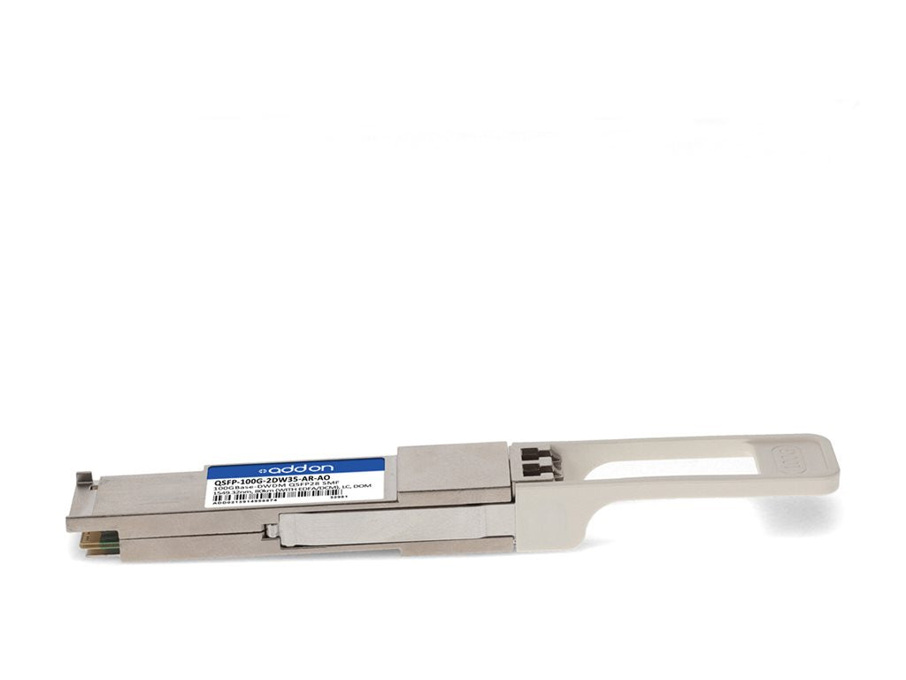 AddOn - QSFP28 transceiver module (equivalent to: Arista Networks QSFP-100G-2DW35-AR) - 100GbE - 100GBase-DWDM - LC