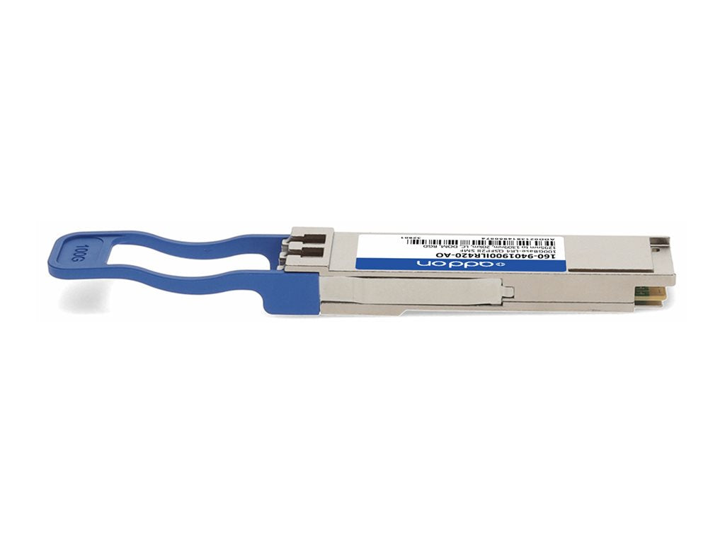 AddOn - QSFP28 transceiver module (equivalent to: Ciena 160-9401-900-I-LR4-20) - 100GbE - 100GBase-LR4 - LC single-mode - up 160-9401-900-I-LR4-20-AO