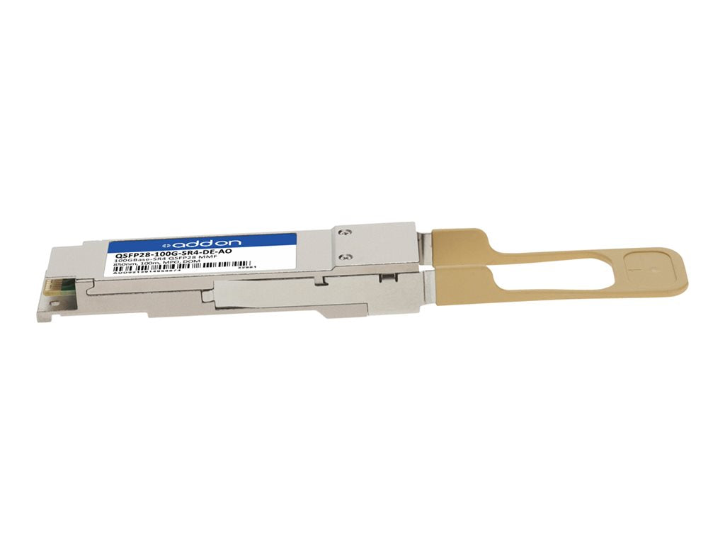 AddOn - QSFP28 transceiver module (equivalent to: Dell QSFP28-100G-SR4) - 100GbE - 100GBase-SR4 - MPO multi-mode - up to