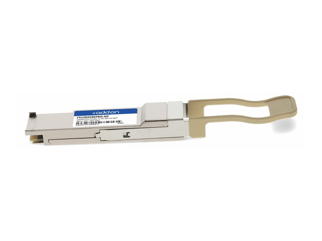 AddOn - QSFP28 transceiver module (equivalent to: Finisar FTLC9555REPM3) - 100GbE - 100GBase-SR4 - MPO multi-mode - up
