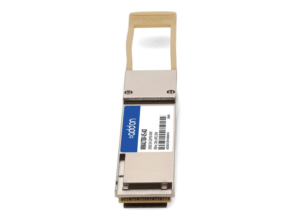 AddOn - QSFP56 transceiver module (equivalent to: Mellanox MMA1T00-VS) - 200GbE - 200GBase-SR4 - MPO multi-mode - up to 328 ft MMA1T00-VS-AO