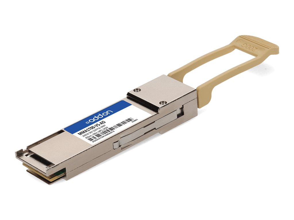 AddOn - QSFP56 transceiver module (equivalent to: Mellanox MMA1T00-VS) - 200GbE - 200GBase-SR4 - MPO multi-mode - up to 328 ft MMA1T00-VS-AO
