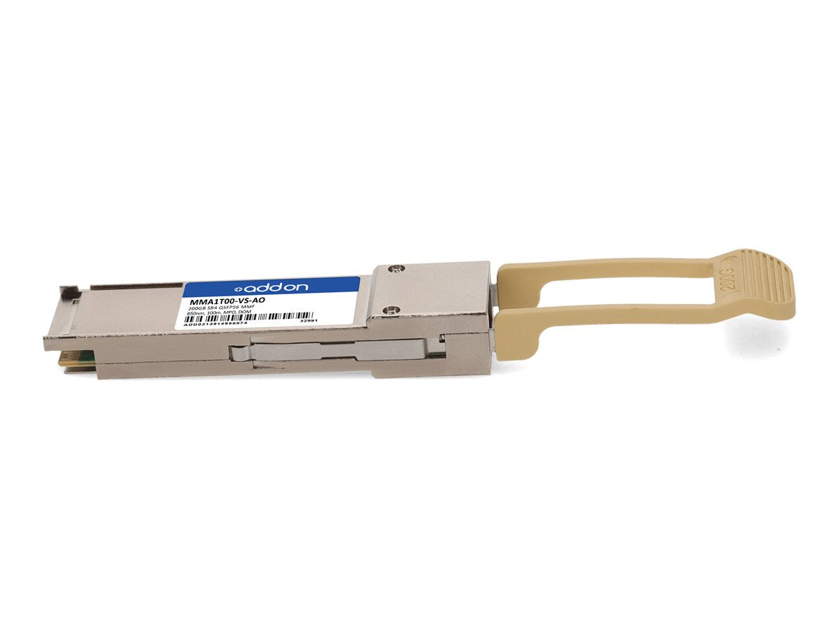AddOn - QSFP56 transceiver module (equivalent to: Mellanox MMA1T00-VS) - 200GbE - 200GBase-SR4 - MPO multi-mode - up to 328 ft MMA1T00-VS-AO