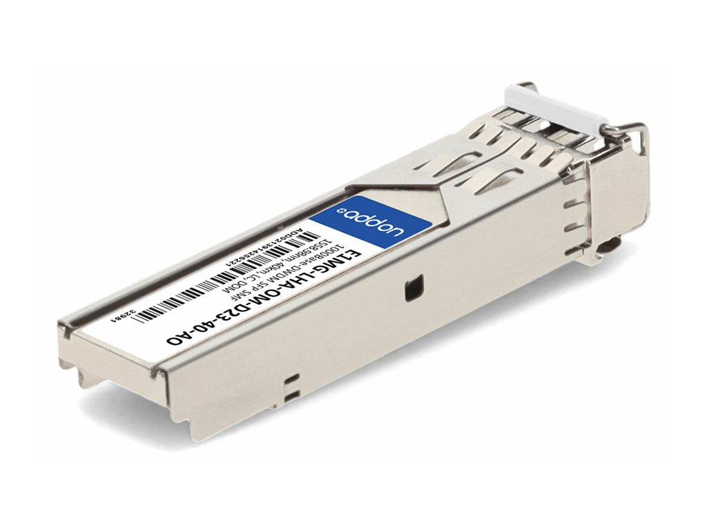 AddOn - SFP (mini-GBIC) transceiver module - 1GbE - 1000Base-DWDM - LC single-mode - up to 24.9 miles - 1558.98 nm - TAA