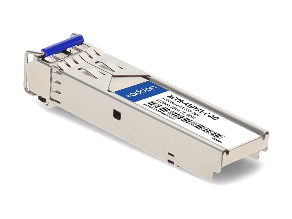 AddOn - SFP (mini-GBIC) transceiver module (equivalent to: Ciena XCVR-A10Y31-C) - 1GbE - 1000Base-LX - LC multi-mode - up to XCVR-A10Y31-C-AO