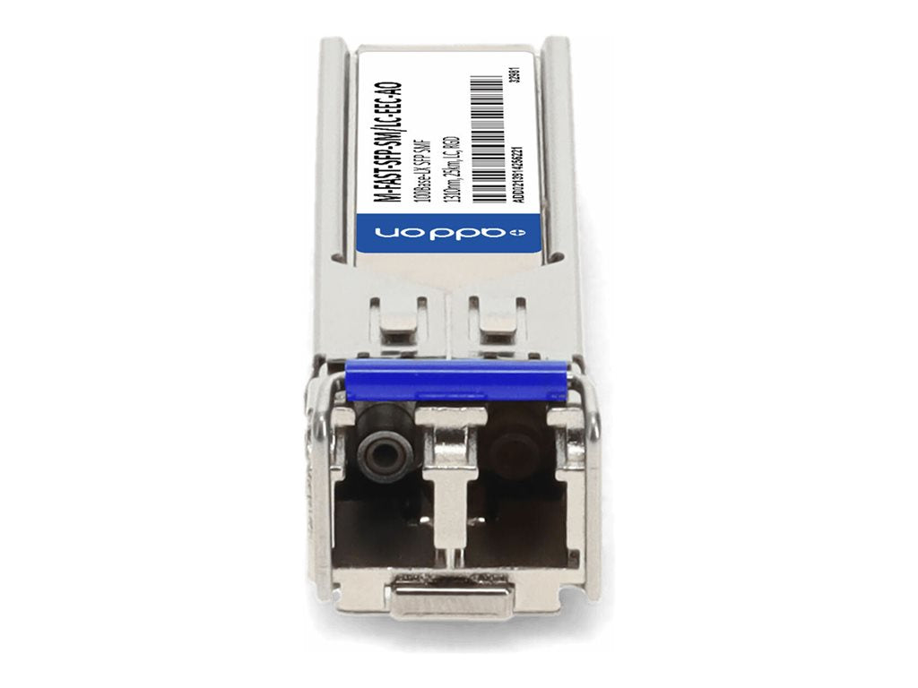 AddOn - SFP (mini-GBIC) transceiver module (equivalent to: Hirschmann M-FAST-SFP SM/LC EEC) - 100Mb LAN - 100Base-LX - LC single-mode M-FAST-SFP-SM/LC-EEC-AO