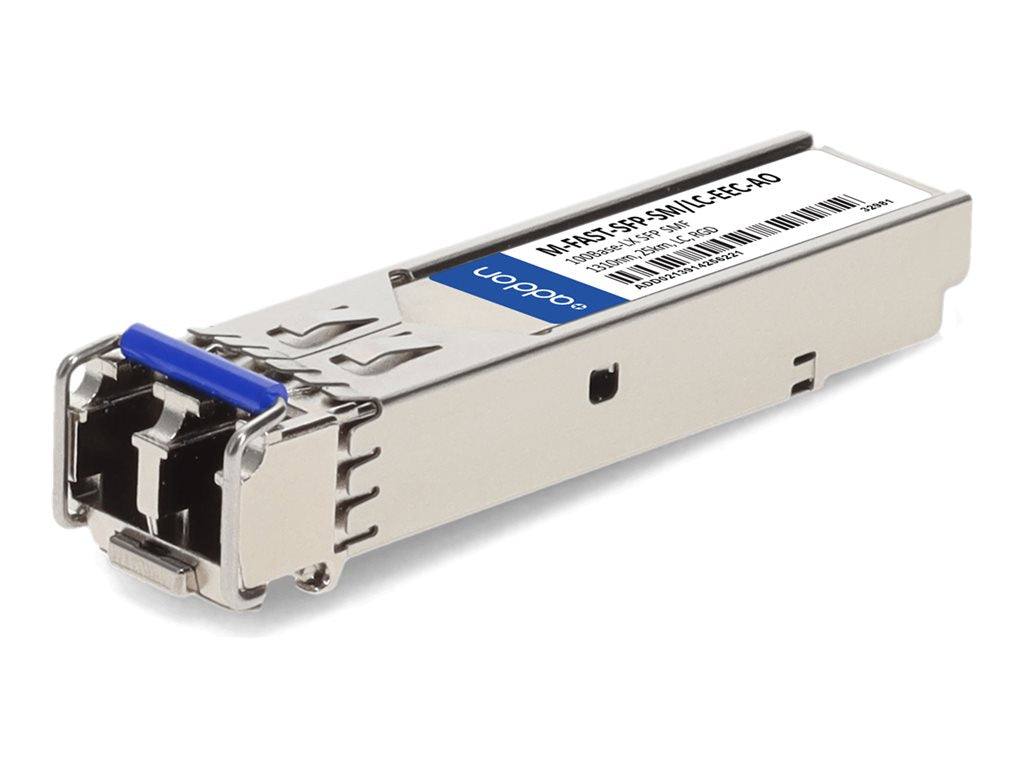 AddOn - SFP (mini-GBIC) transceiver module (equivalent to: Hirschmann M-FAST-SFP SM/LC EEC) - 100Mb LAN - 100Base-LX - LC single-mode M-FAST-SFP-SM/LC-EEC-AO