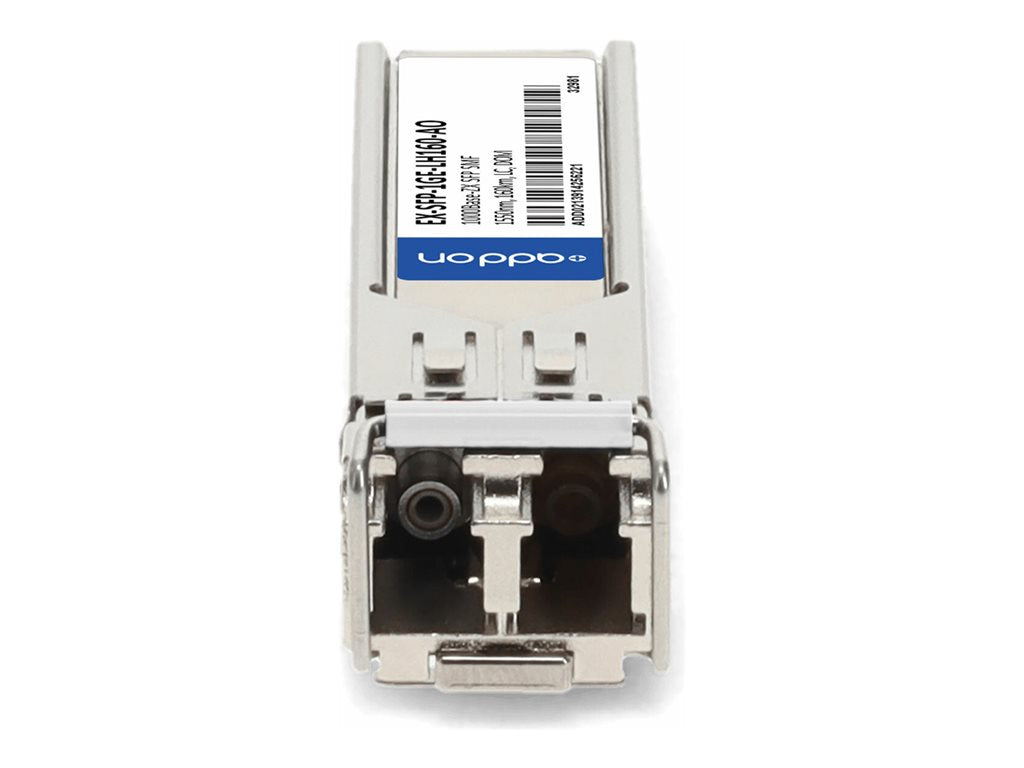 AddOn - SFP (mini-GBIC) transceiver module (equivalent to: Juniper Networks EX-SFP-1GE-LH160) - 1GbE - 1000Base-ZX - LC