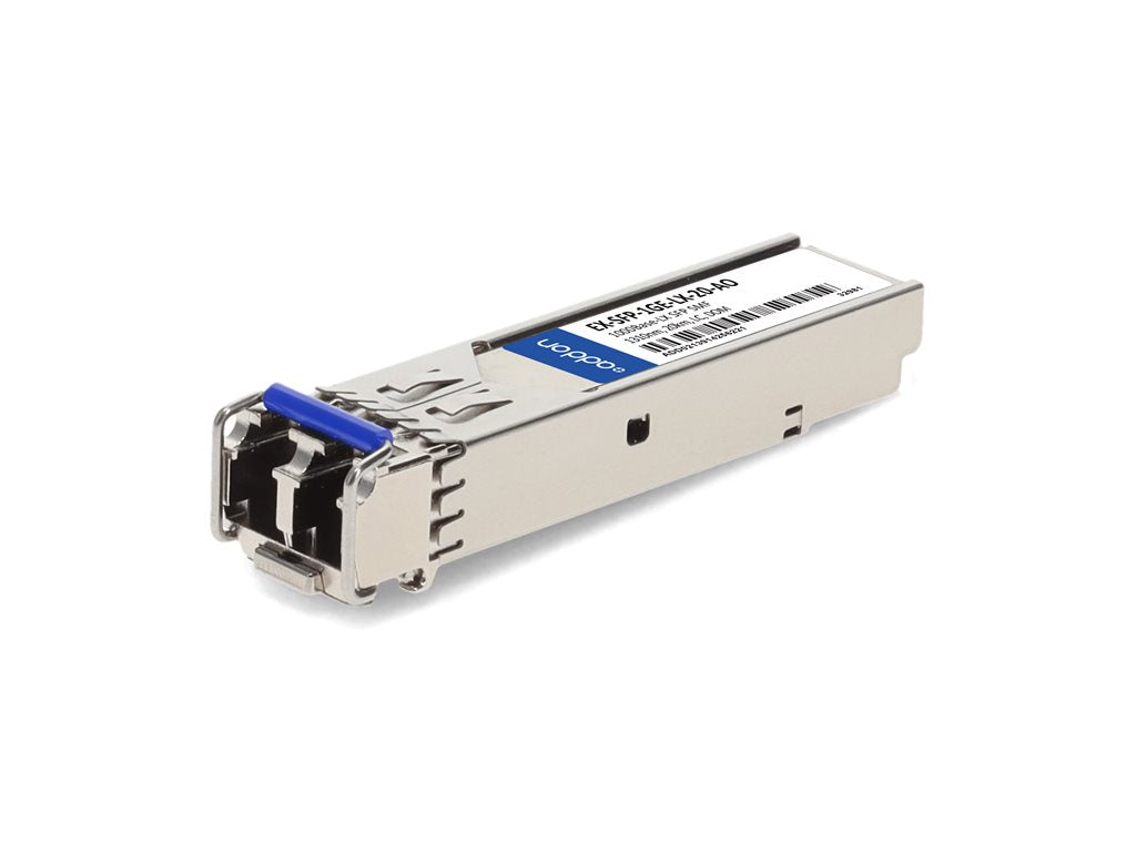 AddOn - SFP (mini-GBIC) transceiver module (equivalent to: Juniper Networks EX-SFP-1GE-LX-20) - 1GbE - 1000Base-LX - LC