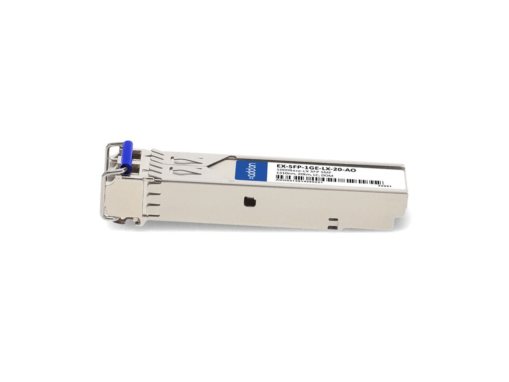 AddOn - SFP (mini-GBIC) transceiver module (equivalent to: Juniper Networks EX-SFP-1GE-LX-20) - 1GbE - 1000Base-LX - LC