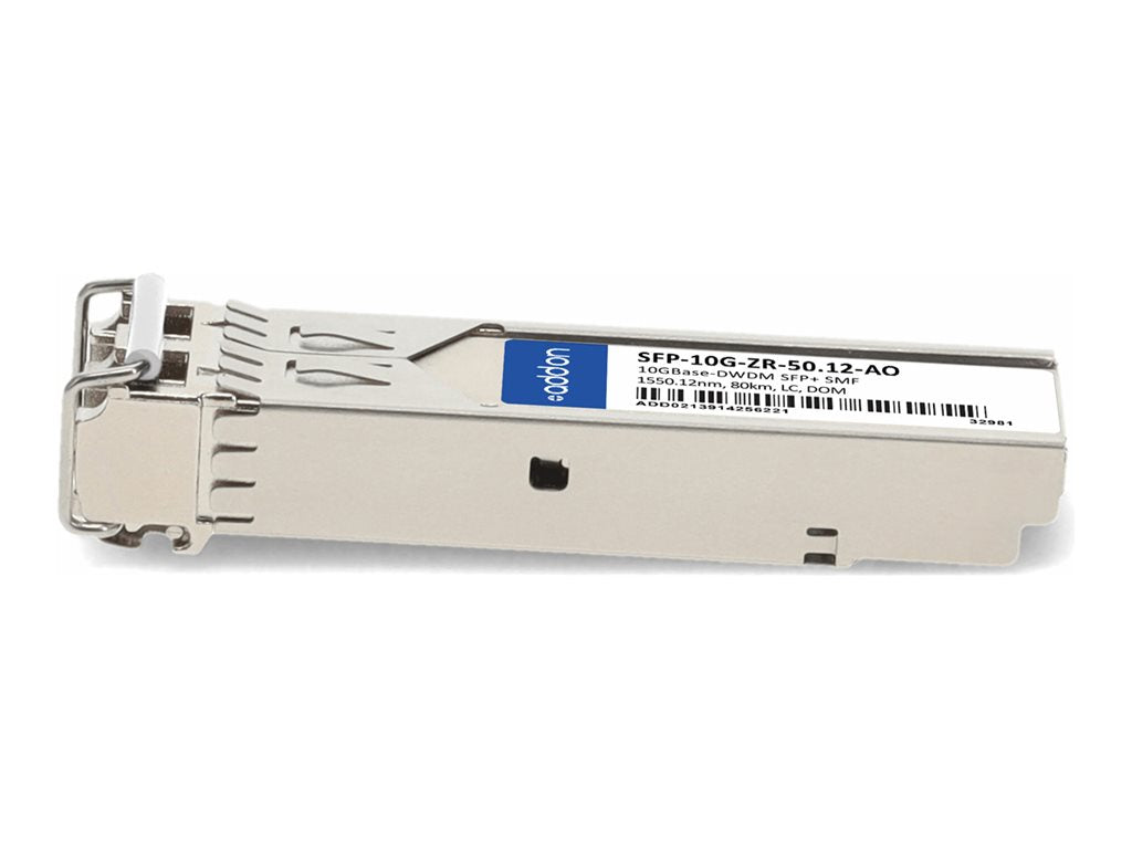 AddOn - SFP+ transceiver module - 10GbE - 10GBase-DWDM - LC single-mode - up to 49.7 miles - 1550.12 nm - TAA Compliant