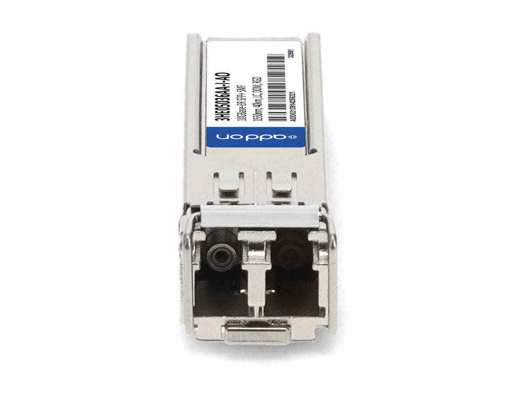 AddOn - SFP+ transceiver module - 10GbE - 10GBase-ER - LC single-mode - up to 24.9 miles - 1550 nm - TAA Compliant 3HE05036AA-I-AO