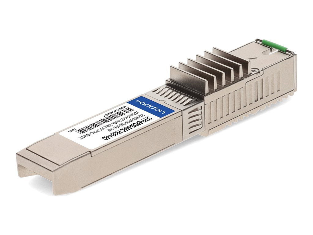 AddOn - SFP+ transceiver module - 10GbE, EPON - SFP+ / SC single-mode - up to 6.2 miles - 1270 (TX) / 1577 (RX) nm - TAA