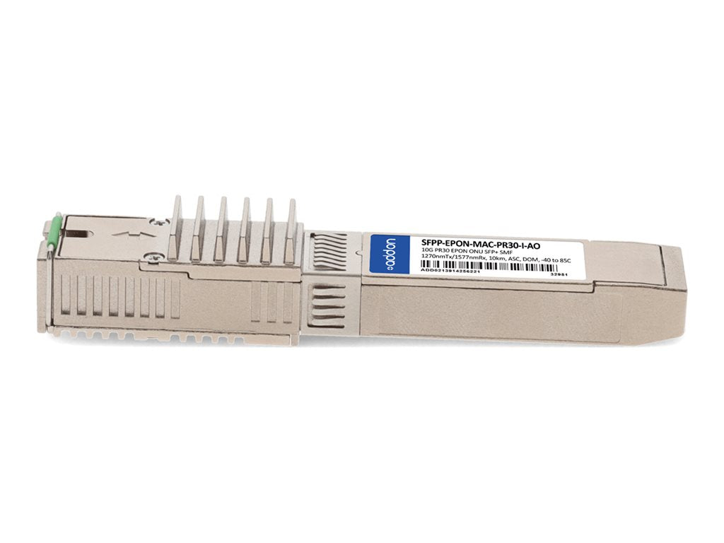 AddOn - SFP+ transceiver module - 10GbE, EPON - SFP+ / SC single-mode - up to 6.2 miles - 1270 (TX) / 1577 (RX) nm - TAA