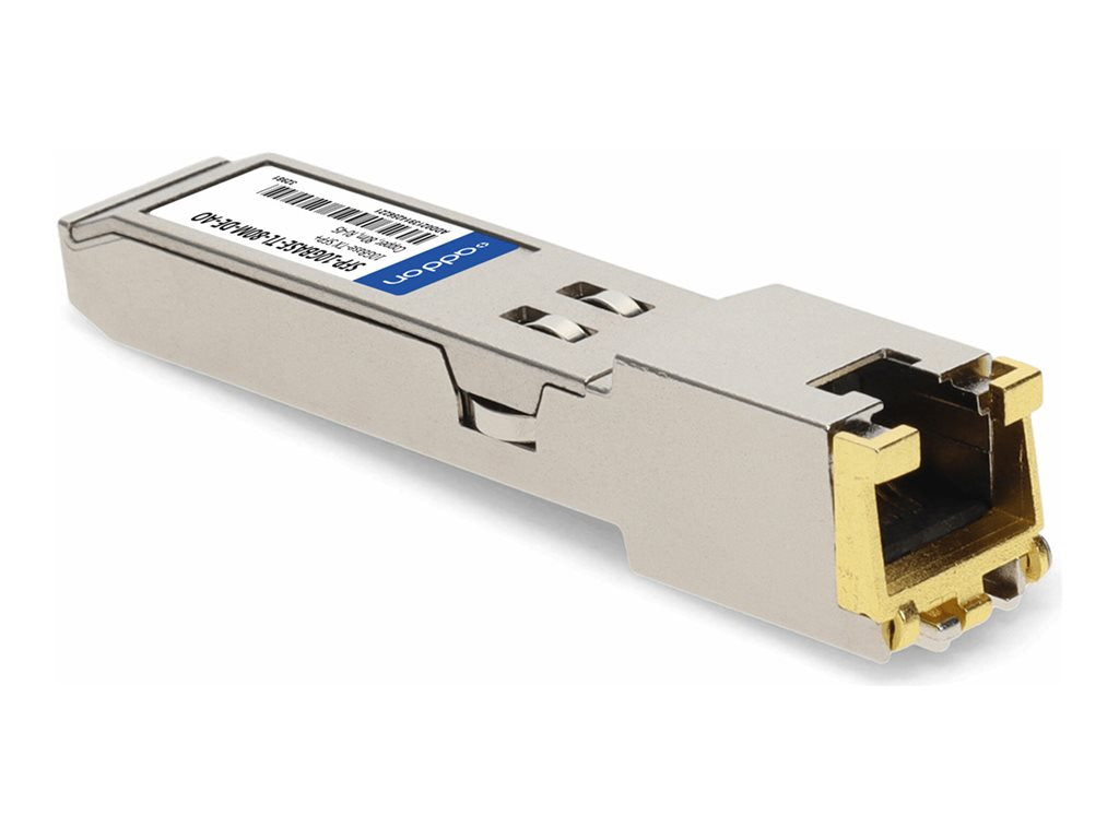 AddOn - SFP+ transceiver module - 10GbE - over copper - 10GBase-T - RJ-45 - up to 262 ft - TAA Compliant SFP-10GBASE-TL-80M-DE-AO